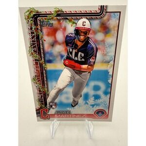 2025 Topps Holiday Angel Martinez RC Rookie Card H82 Cleveland Guardians MLB